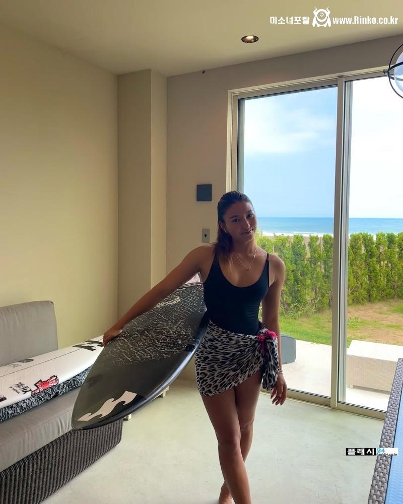 건강미 넘치는 웨이크보드 처자