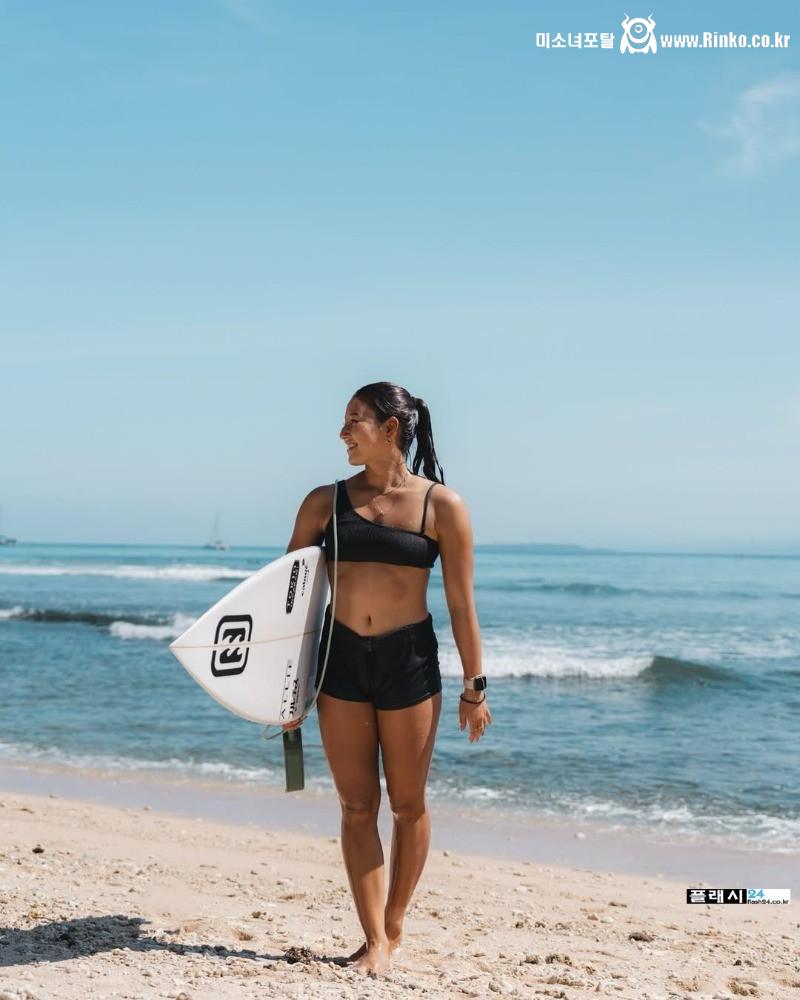 건강미 넘치는 웨이크보드 처자