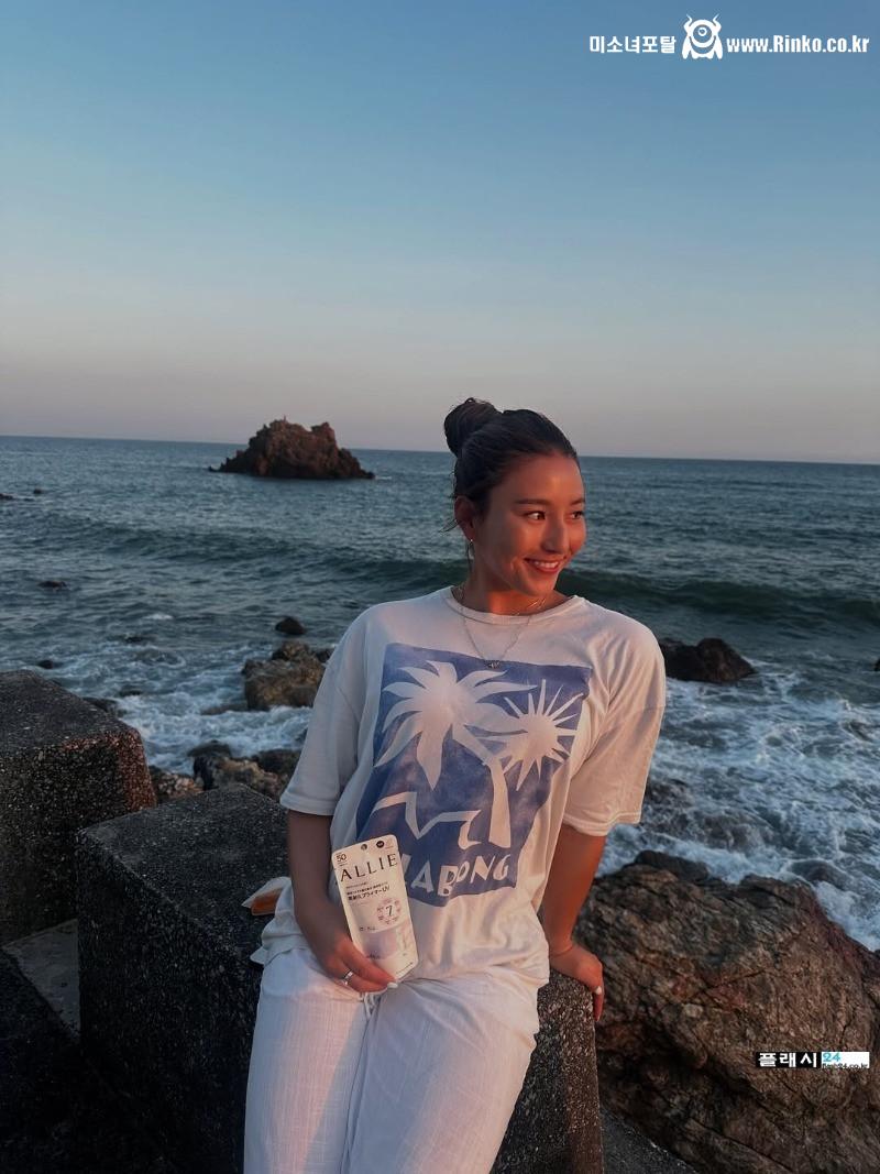 건강미 넘치는 웨이크보드 처자