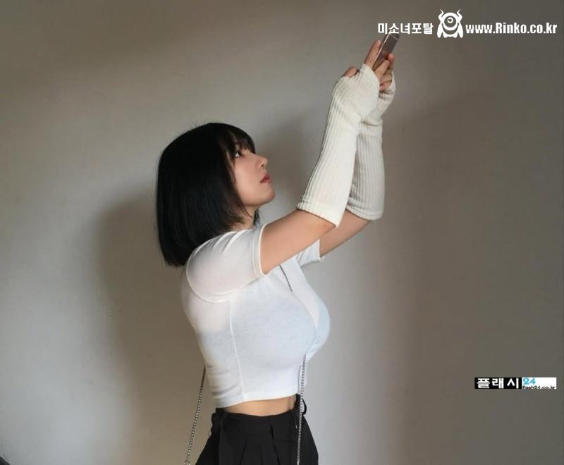 안아랑 프사 모노키니 수영복