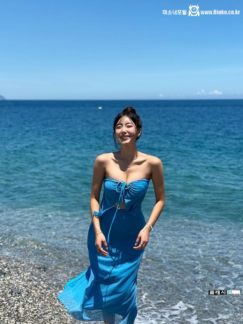 바로 방에 들어가고 싶은 안지현 치어리더 수영복