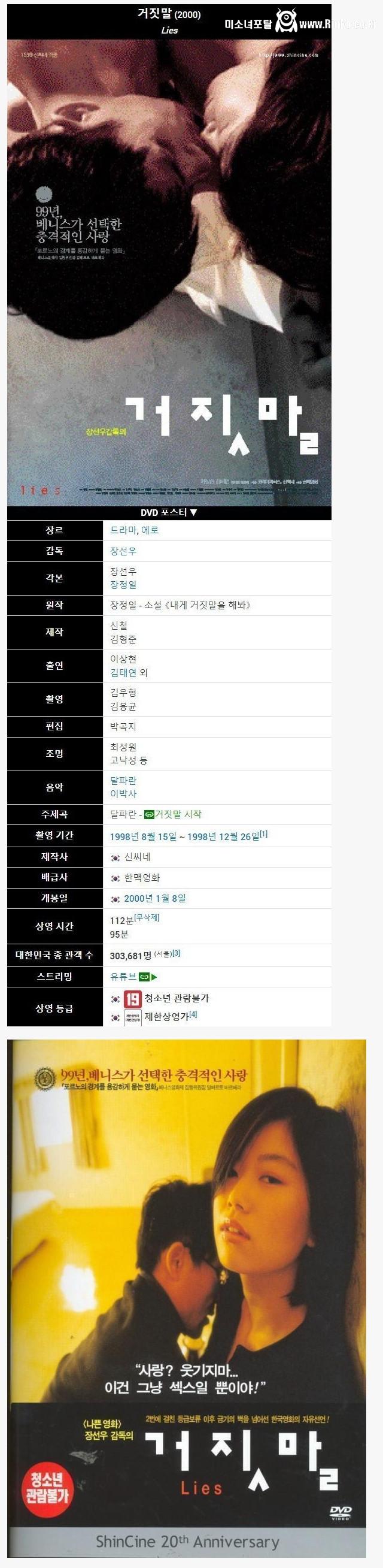 한국 역사상 가장 야하다는 영화