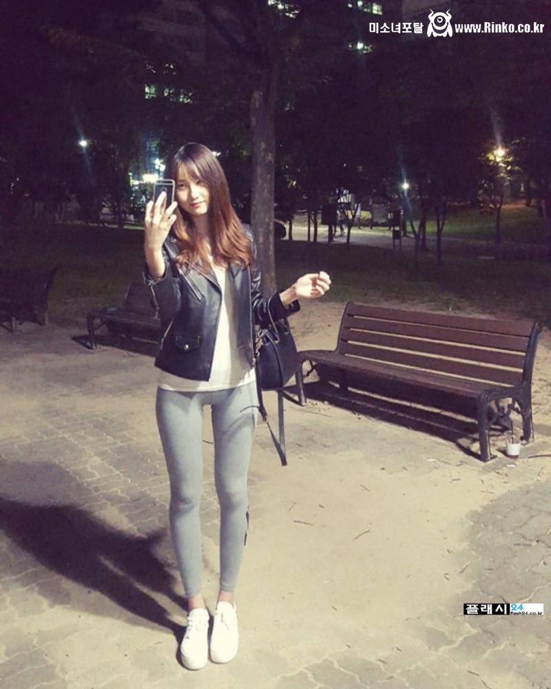 초밀착 일반인 레깅스녀