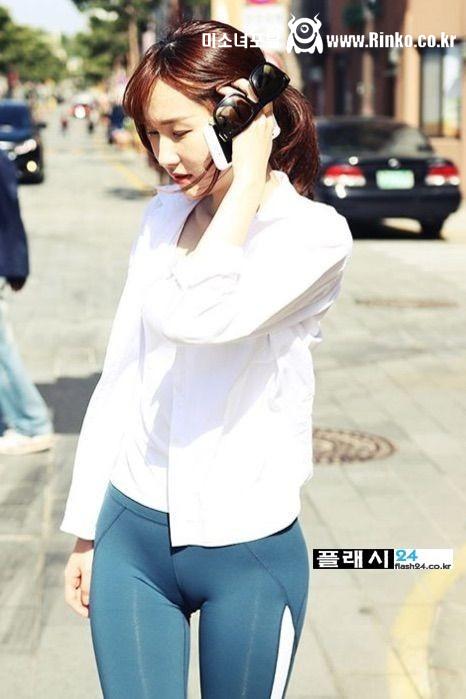 초밀착 일반인 레깅스녀