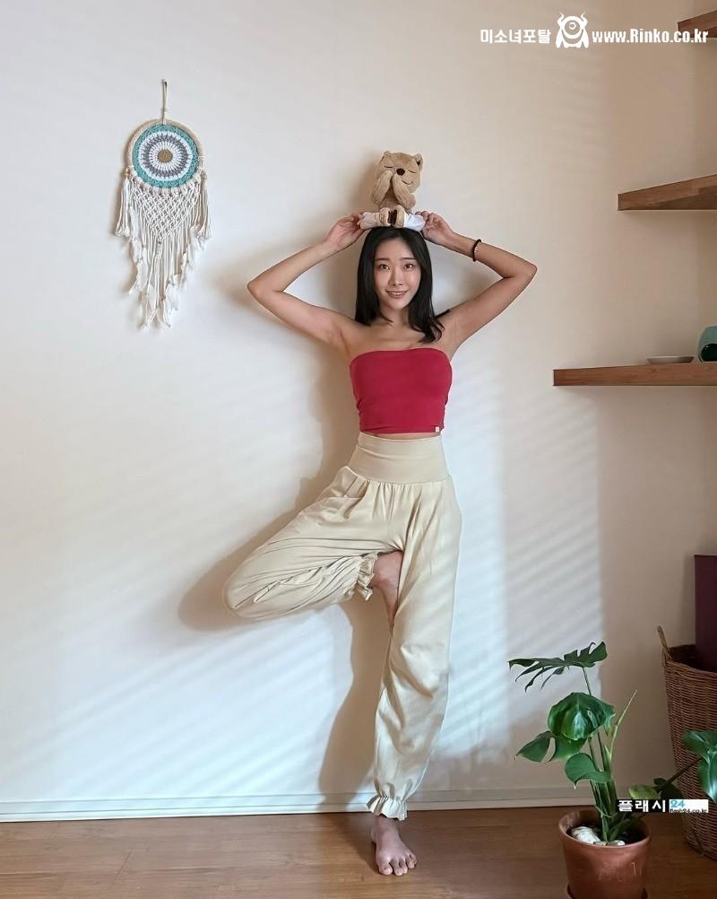 필라테스하는 로드걸 정주희