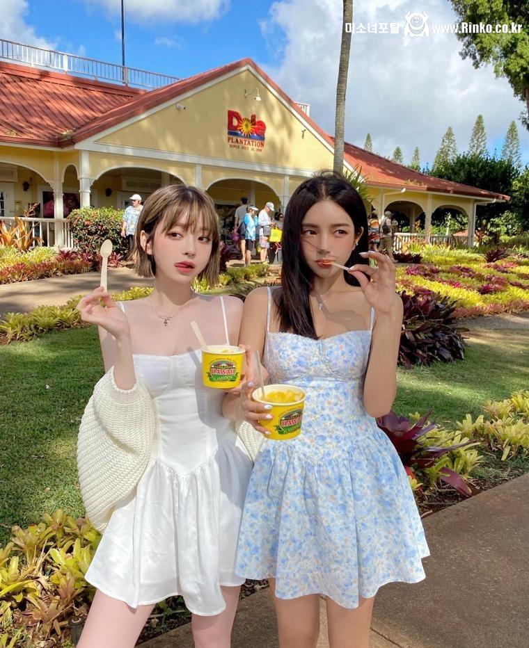 모델 강태리 인스타 & 브이로그 화이트 비키니 슬랜더