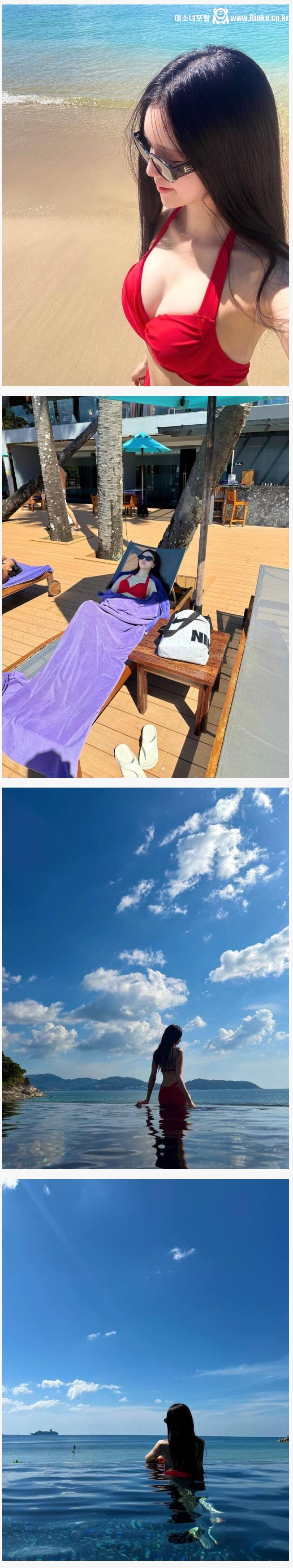 전 기아 박신비 치어리더 비키니 슴