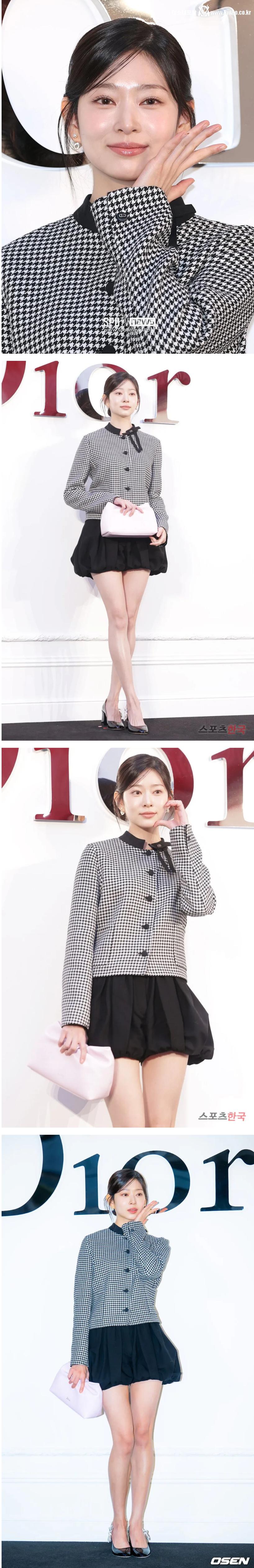 오늘자 감탄나오는 김민주 실물느낌 사진