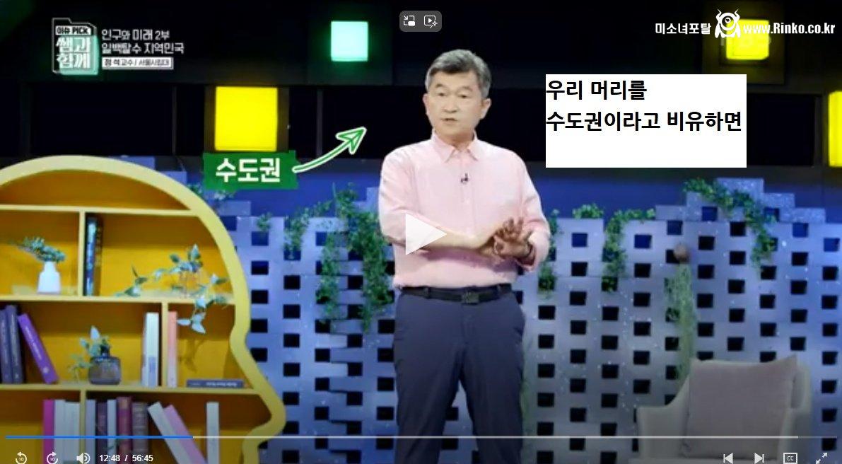 2030 청년들 탈수도권 하라는 서울시립대 교수