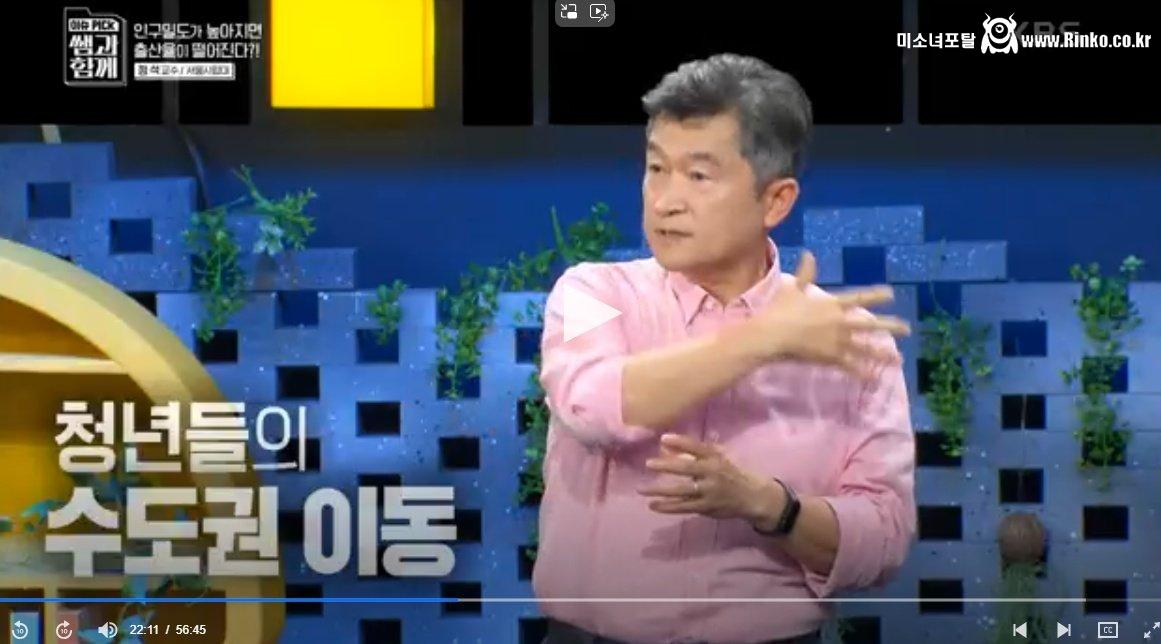 2030 청년들 탈수도권 하라는 서울시립대 교수