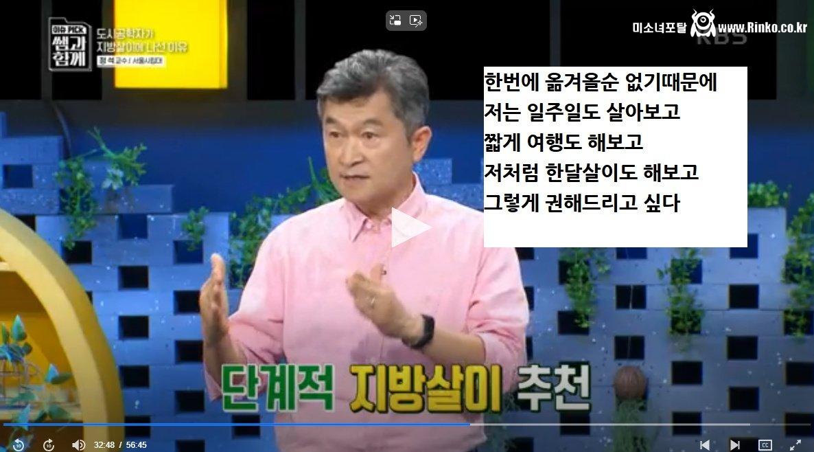 2030 청년들 탈수도권 하라는 서울시립대 교수