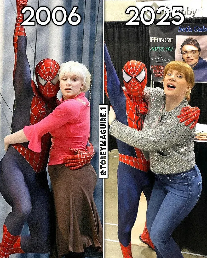 샘 스파이더맨 그웬 스테이시 배우의 팬 서비스