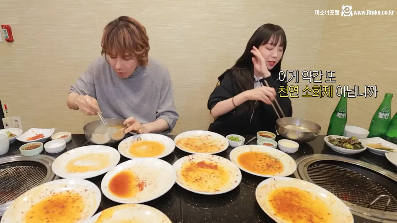 쯔양 상대로 먹방 도전한 김장훈