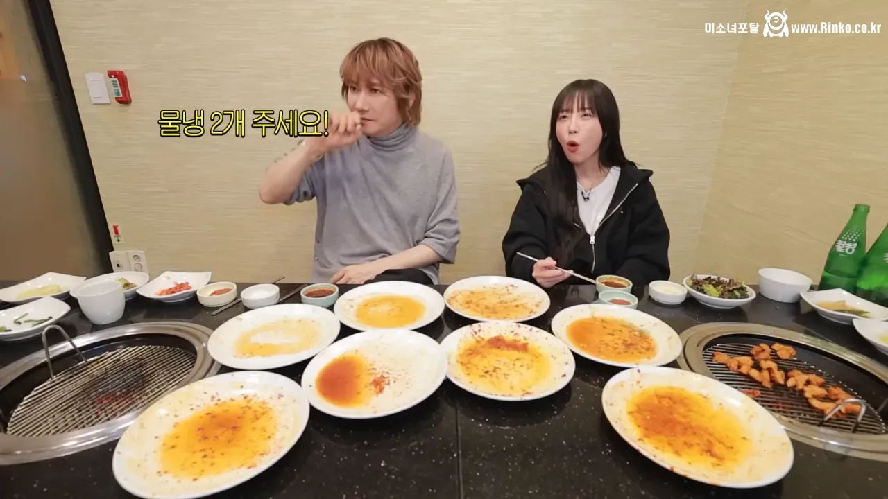 쯔양 상대로 먹방 도전한 김장훈