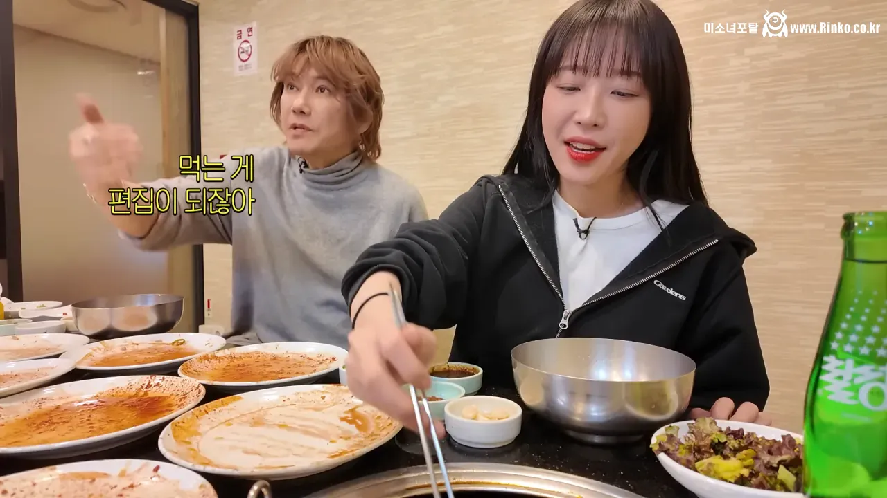 쯔양 상대로 먹방 도전한 김장훈