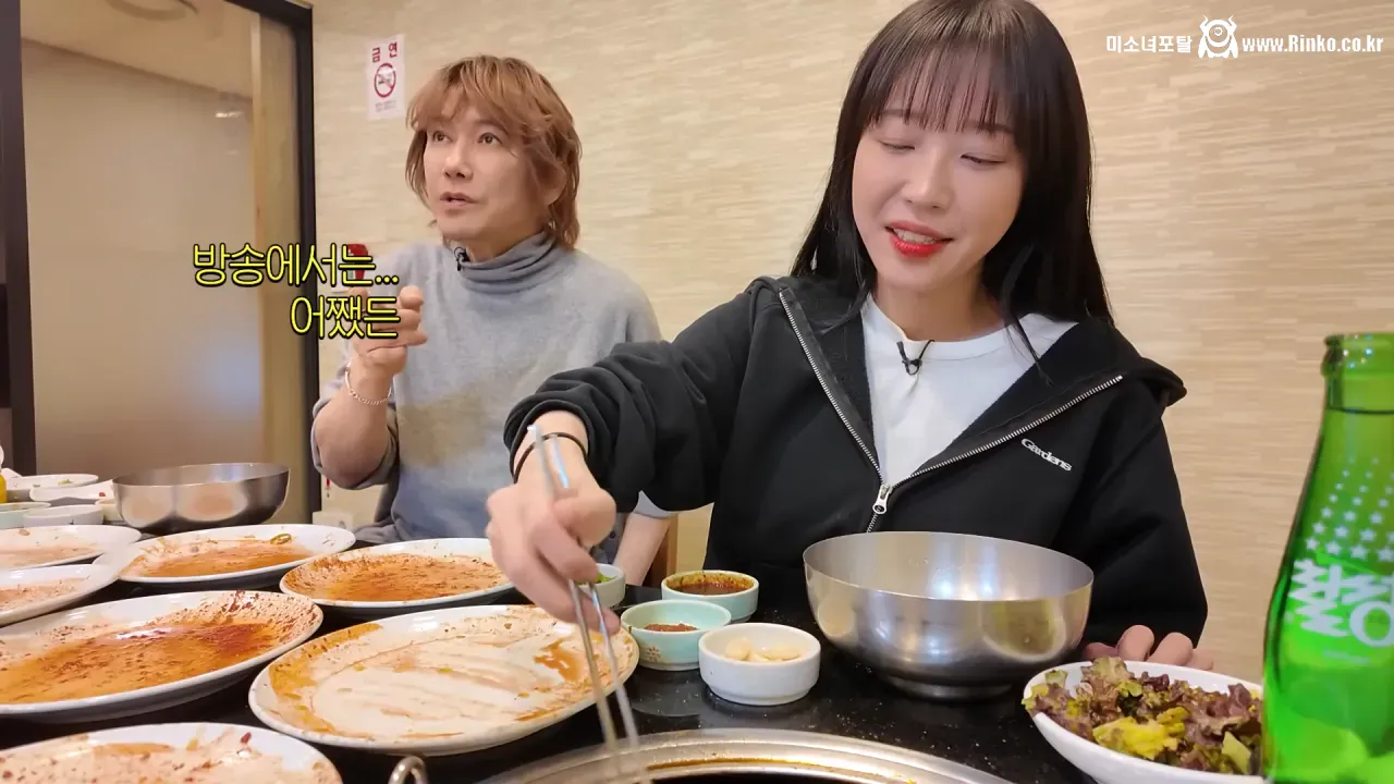 쯔양 상대로 먹방 도전한 김장훈