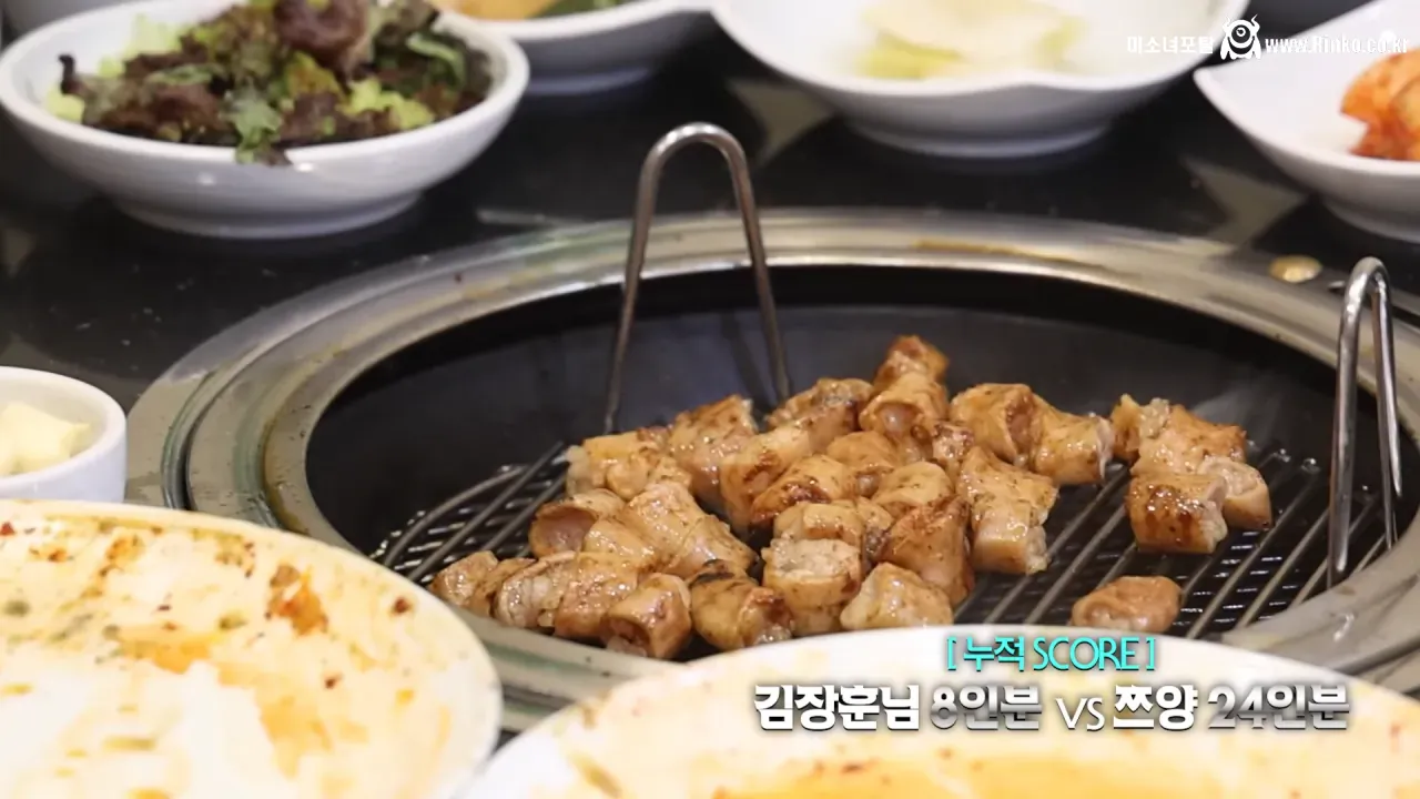 쯔양 상대로 먹방 도전한 김장훈