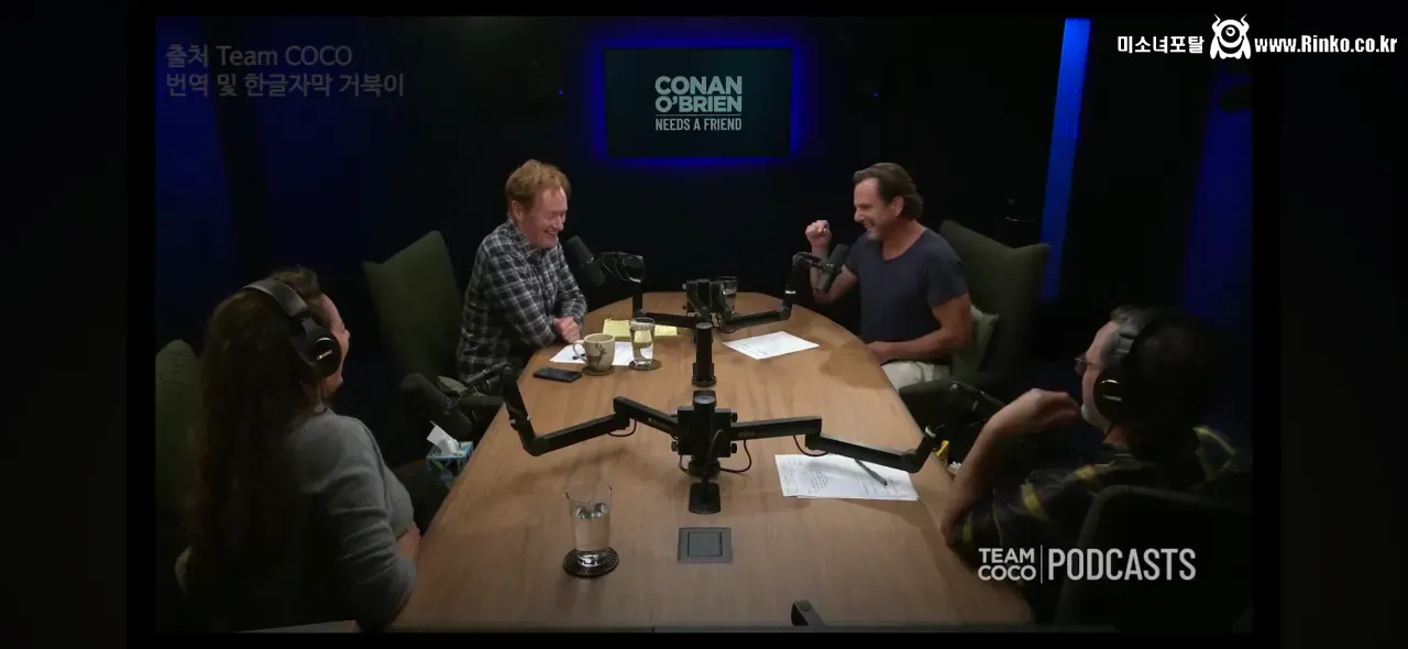 가족의 죽음을 애도하는 코난 오브라이언