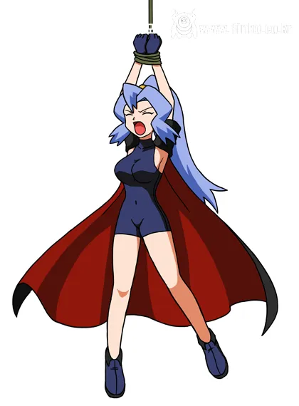 아동 애니메이션 여캐 포박씬