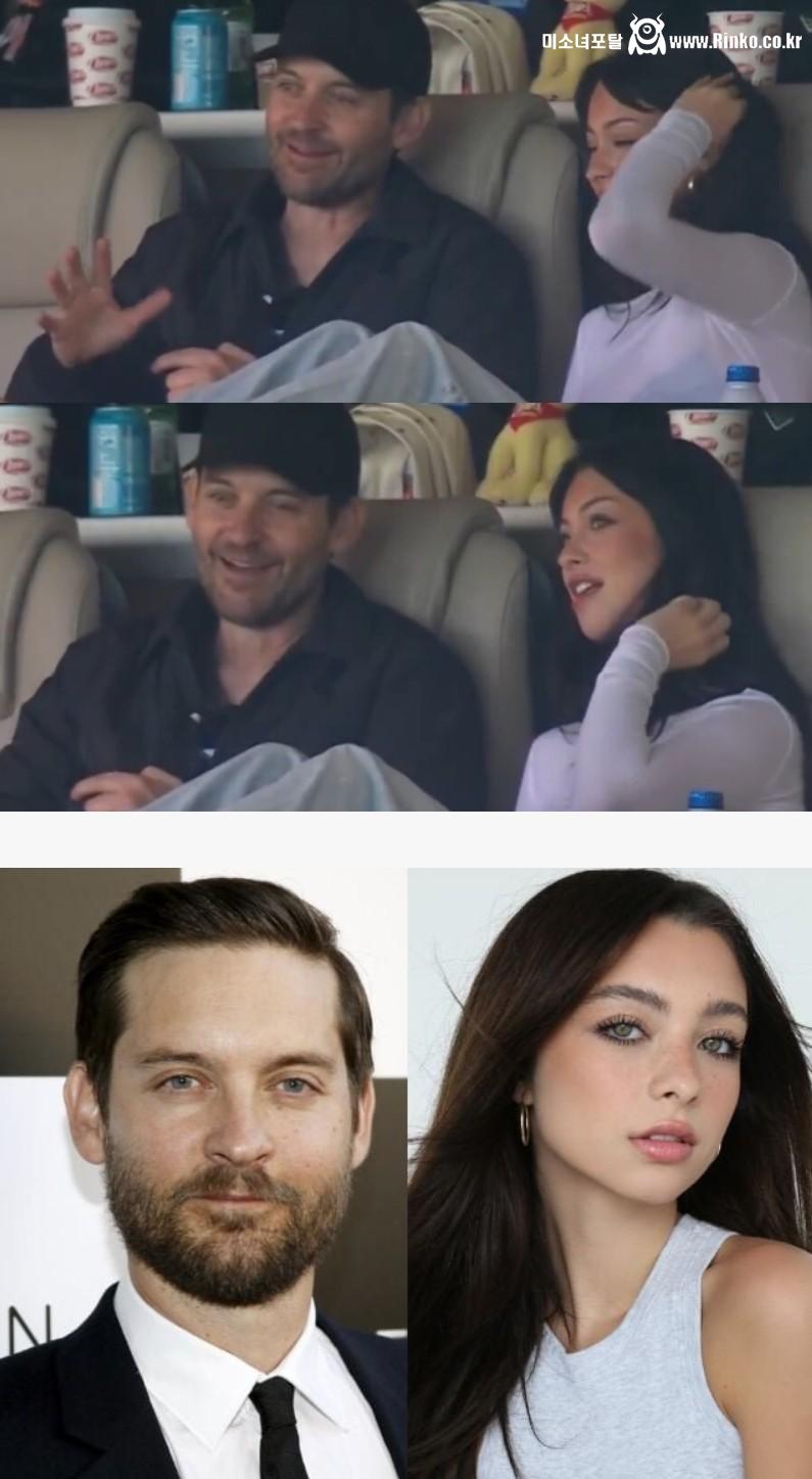 스파이더맨 30살 연하 여친과 교제중