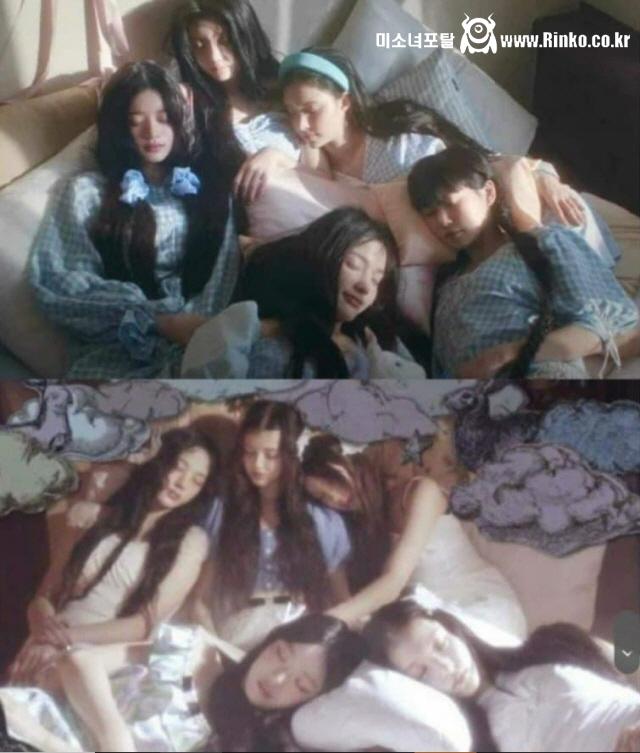 다시보는 아일릿 뉴진스 표절 논란 당시 사진들