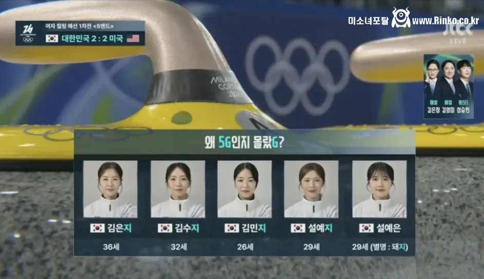 컬링 여자 대표팀 새 별명이 ‘5G’인 이유