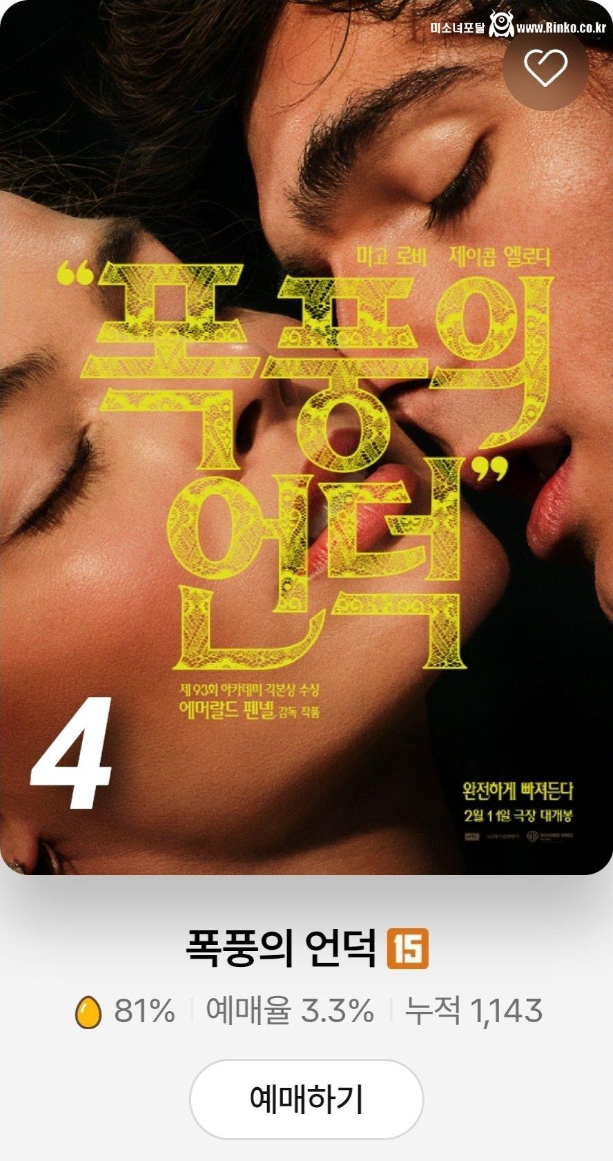 마고로비 주연 폭풍의언덕 에그지수 근황