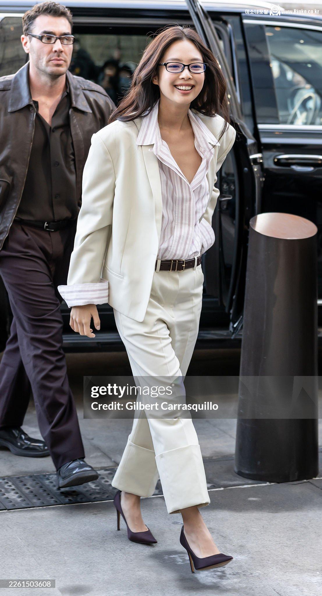 뉴욕 패션위크 참석한 제니 패션