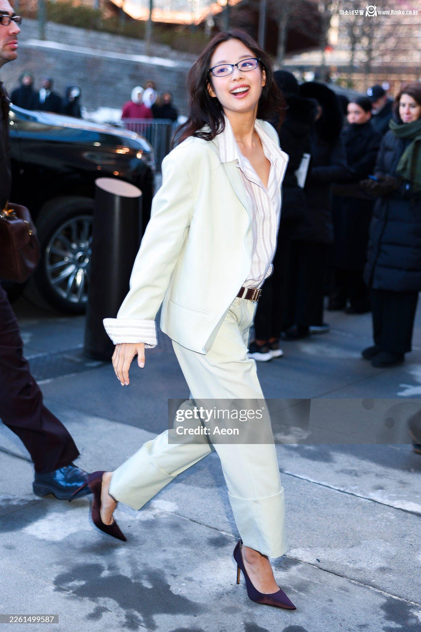 뉴욕 패션위크 참석한 제니 패션