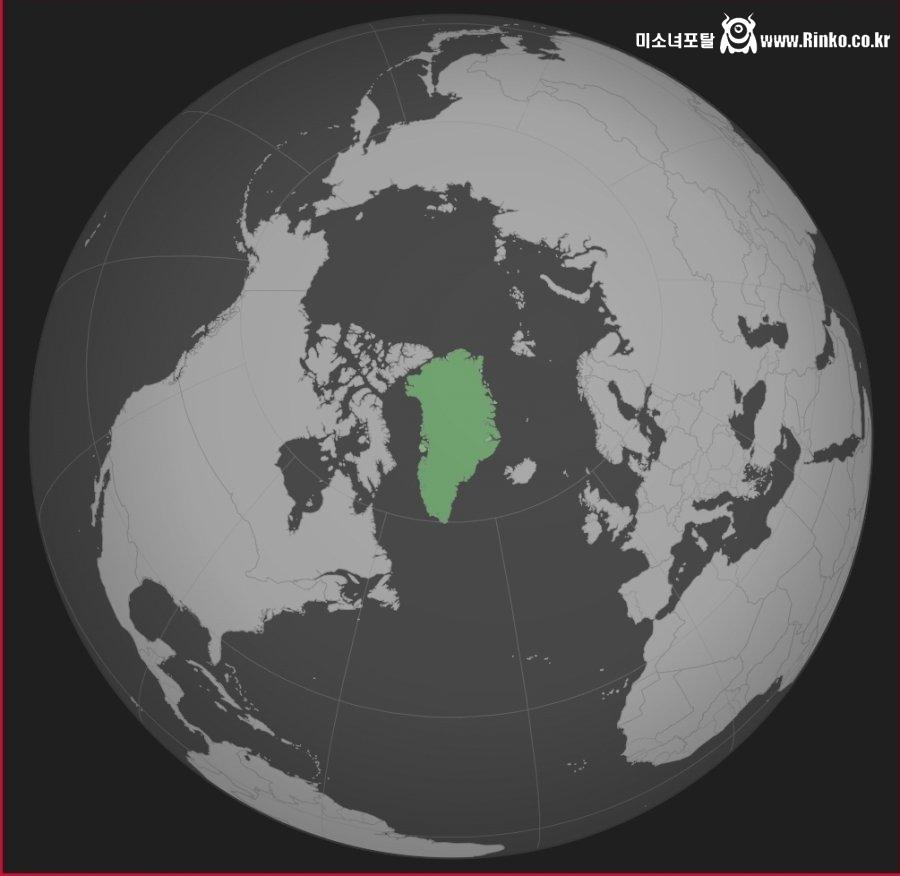 의외로 잘 모르는 그린란드 정확한 위치