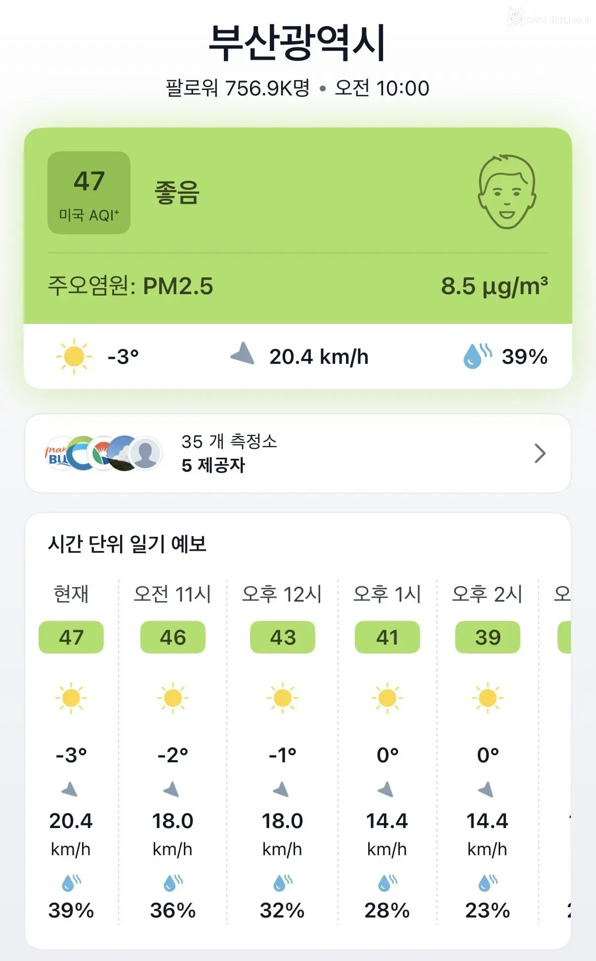 이와중에 한국 미세먼지 근황