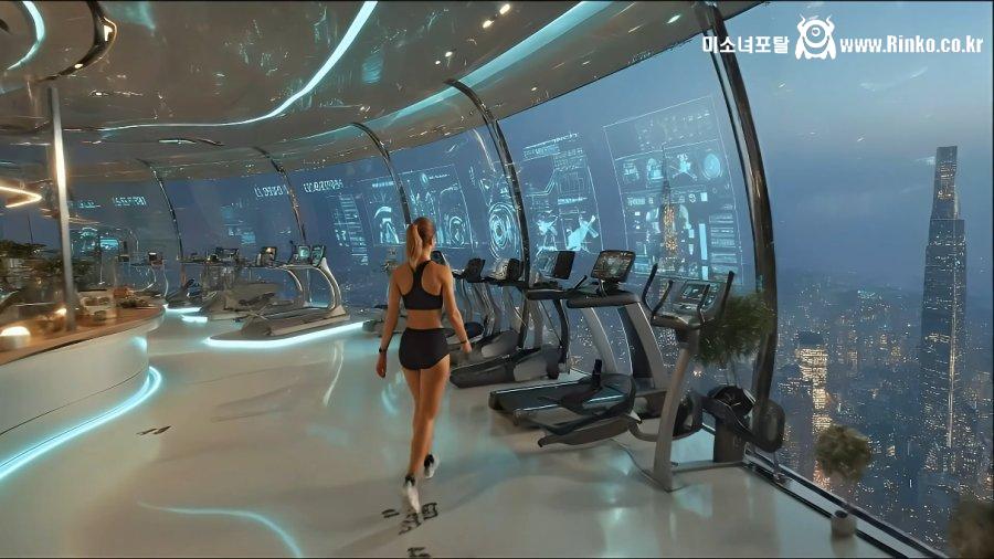 AI가 묘사한 미래 도시들 모습