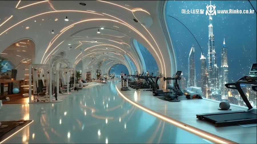 AI가 묘사한 미래 도시들 모습