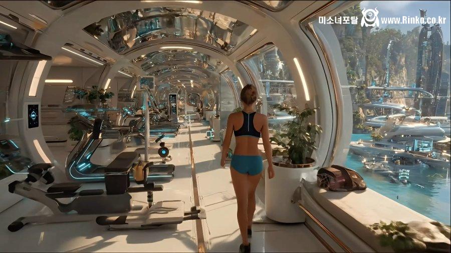 AI가 묘사한 미래 도시들 모습