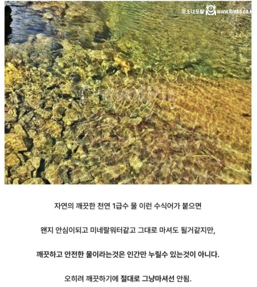 흔히 하는 1급수에 대한 착각