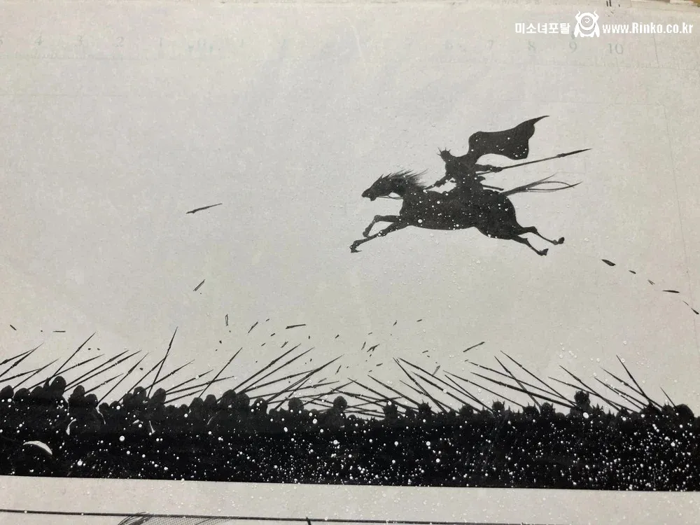 각 유명만화 별 기마 장면 모음