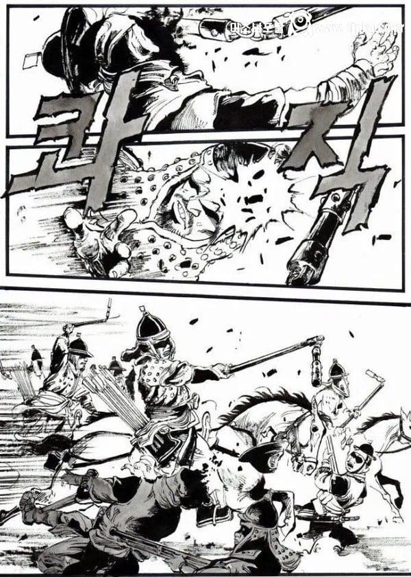 각 유명만화 별 기마 장면 모음