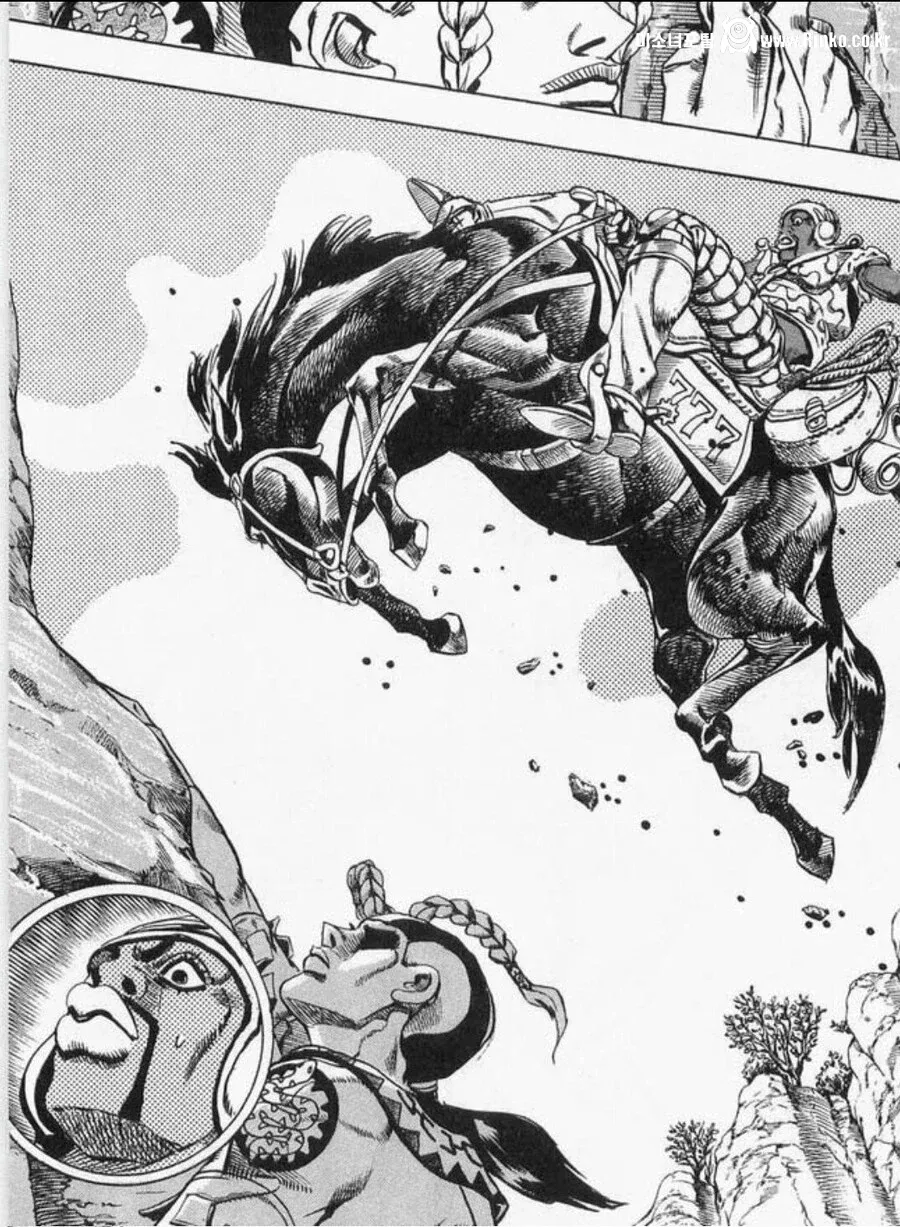 각 유명만화 별 기마 장면 모음