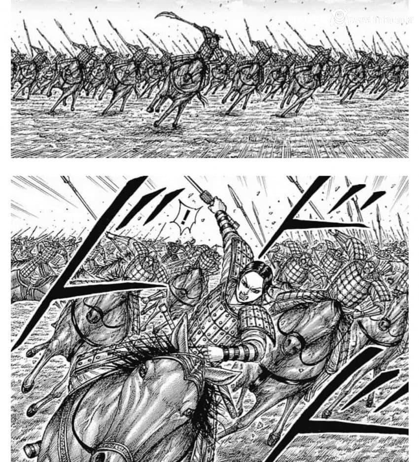 각 유명만화 별 기마 장면 모음