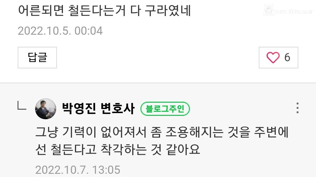 어른되면 철 든다는 거 다 구라였네