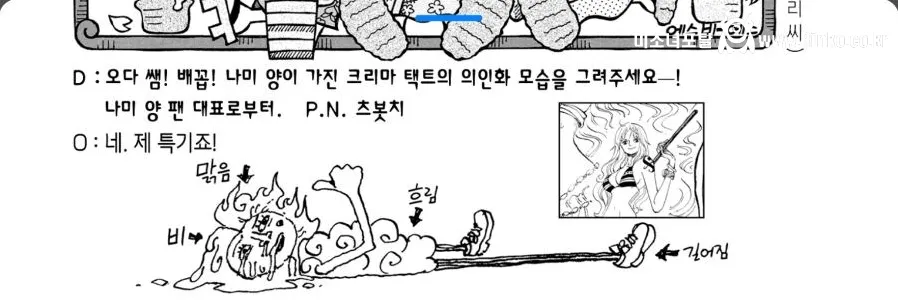 원피스) 본인 뇌절은 참아도 독자들 뇌절은 못참는 작가