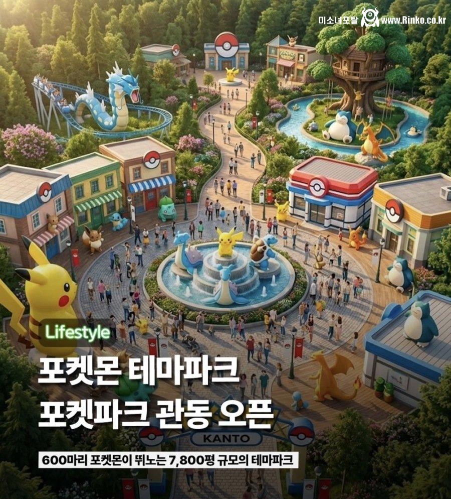 싱글벙글 포켓몬 테마파크 오픈