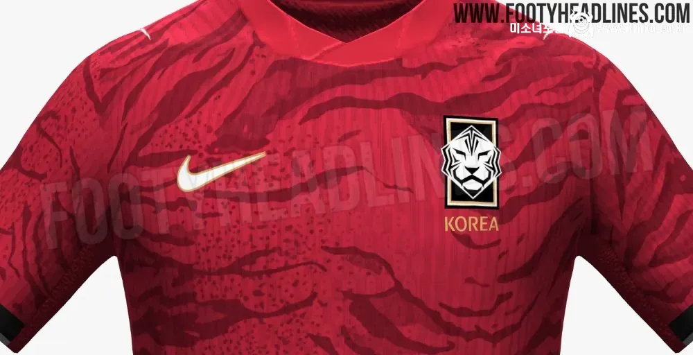 한국 2026 북중미 월드컵 유니폼 유출