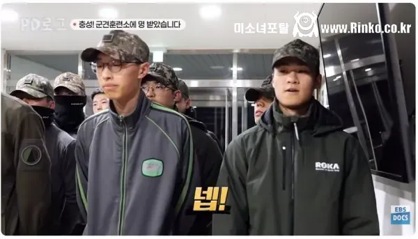 육군에서 보급중인 솜패딩