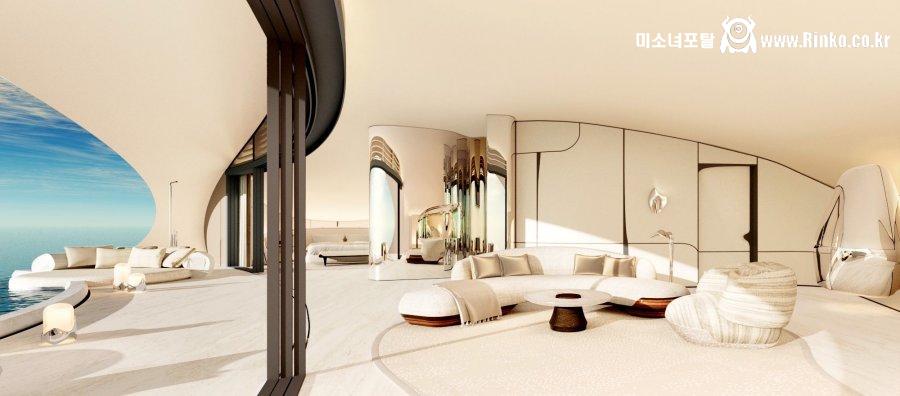 사우디에 있다는 우주선 컨셉 호텔