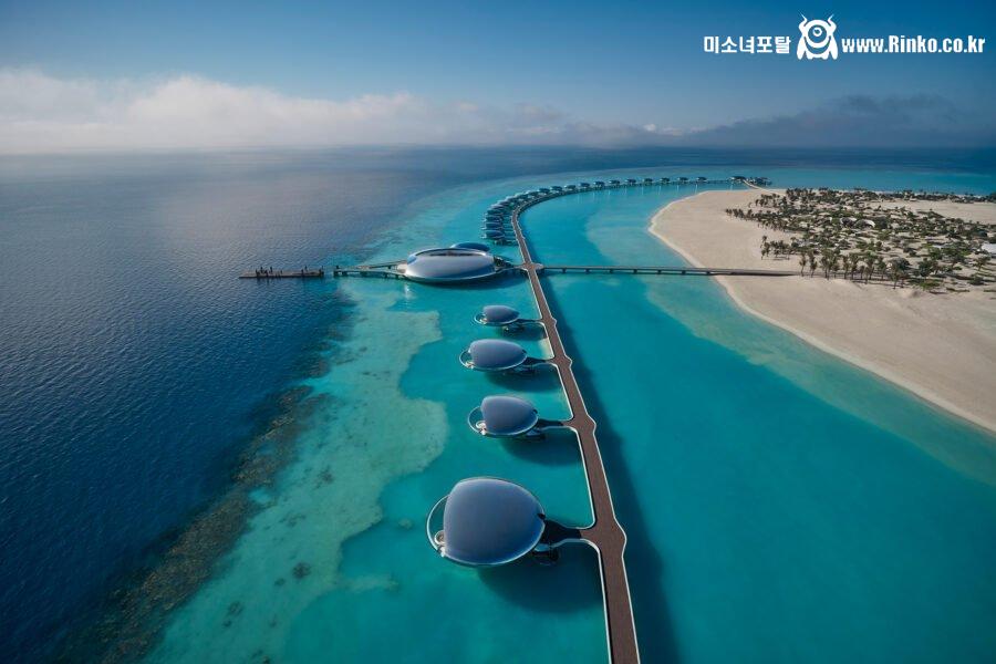 사우디에 있다는 우주선 컨셉 호텔