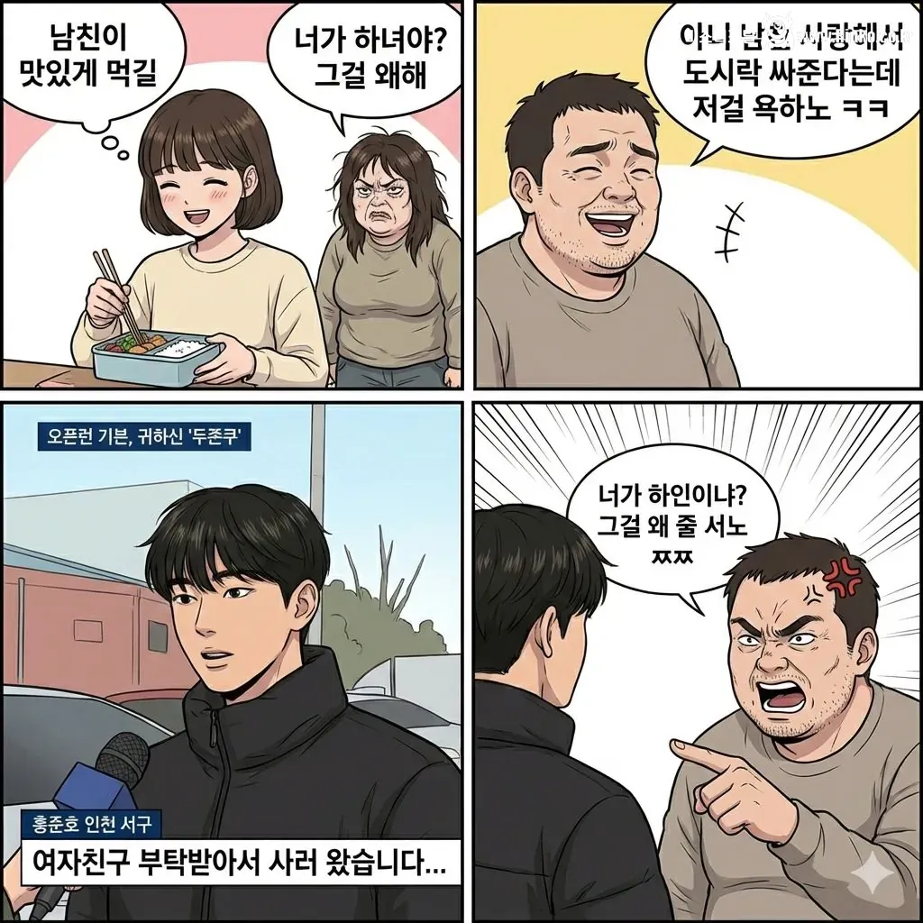 팩폭 꽂아버리는 두쫀쿠 만화