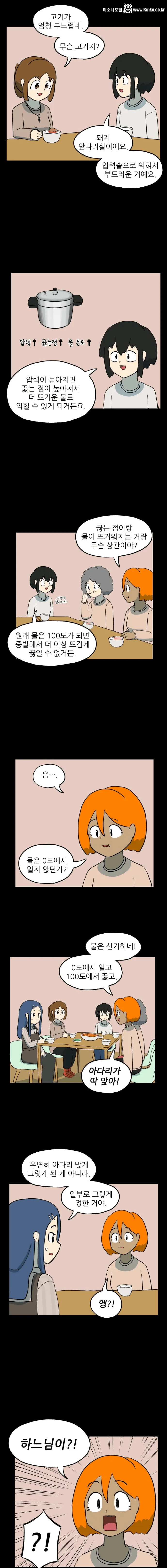 물의 끓는점이 100도인 이유