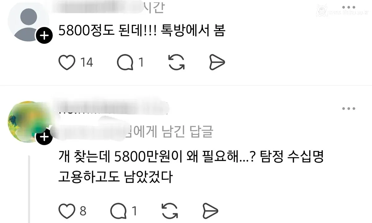 강아지 실종한 견주의 후원금 사용내역 논란