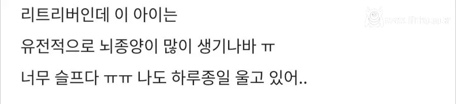 친구네 아가가 뇌종양 수술비 2천이라고 고민된대